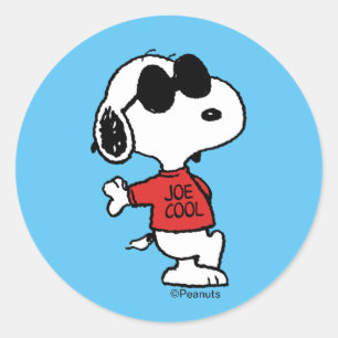Adesivo Snoopy "Joe Cool" em Pé