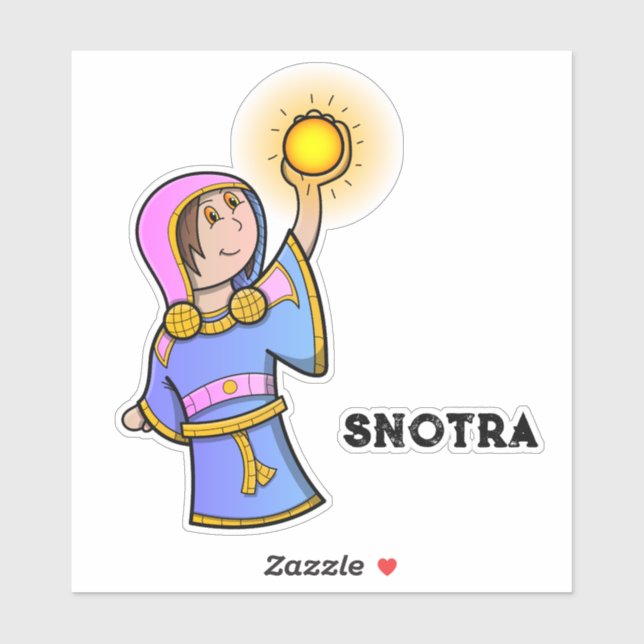 Adesivo Snotra Norse Mythology (Folha)