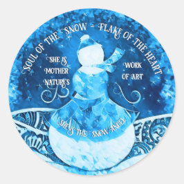 Adesivo Snow Angel Sticker