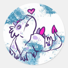 Adesivo Snow Dinossaur Stickers