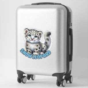 ADESIVO SNOW LEOPARD - NURSERY STICKER