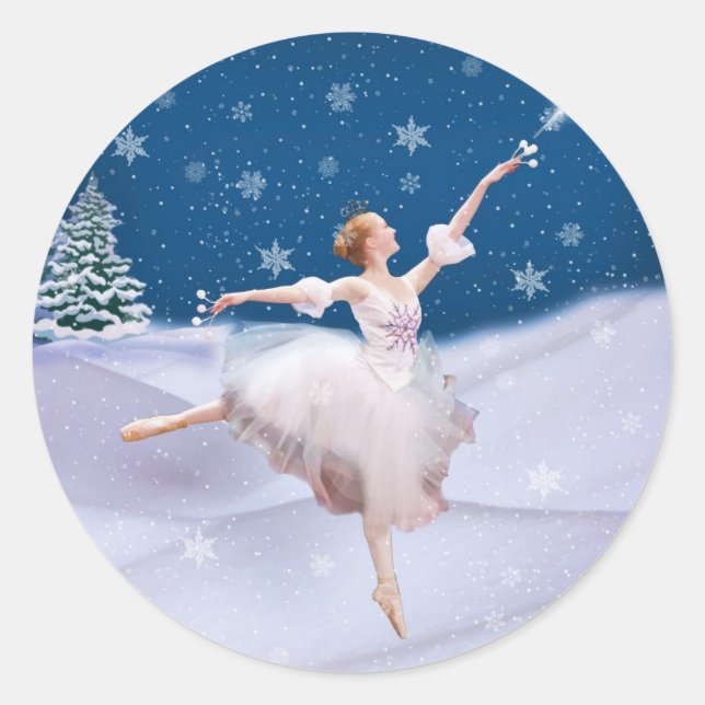Adesivo Snow Queen Ballerina Stickers (Frente)