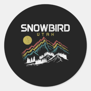 Adesivo Snowbird Utah Esqui Esportes De Inverno Esqui Esqu