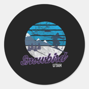 Adesivo Snowbird Utah Usa Ski Resort Snowboard