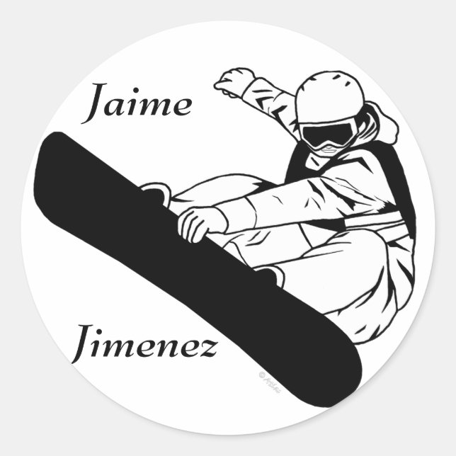Adesivo Snowboard 3 (Frente)