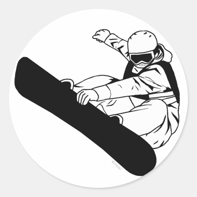Adesivo Snowboard 3 (Frente)