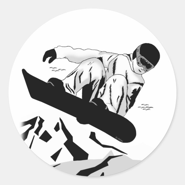 Adesivo Snowboard 5 (Frente)