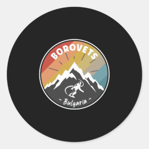 Adesivo Snowboard Borovets Bulgária
