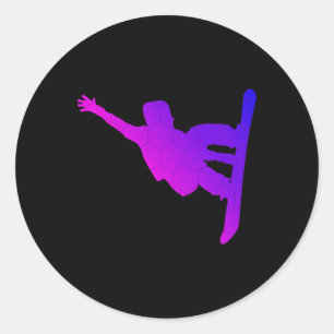 Adesivo Snowboard Damas Snowboarder Raparigas Snowboard Sn