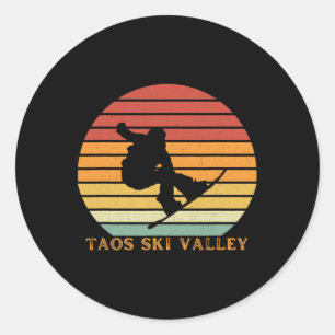 Adesivo Snowboard do Novo México no Vale do Esqui do Taos