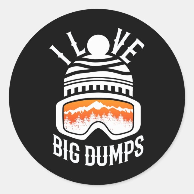 Adesivo Snowboard Esquiando Snowboard Engraçado Snowboarde (Frente)