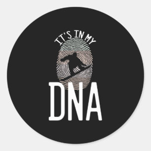Adesivo Snowboard Está No Meu DNA