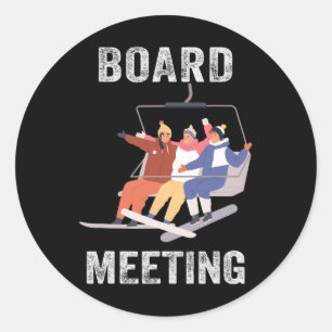 Adesivo Snowboard Meeting Snowboard Vacing Para Esquiar