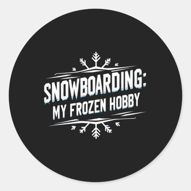 Adesivo Snowboard My Frozen Hob (Frente)