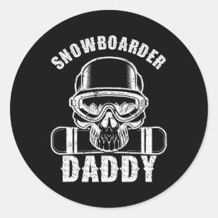 Adesivo Snowboard Pai Inverno Esportes de inverno Snowboar