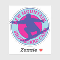 Snowboard personalizável em design circular