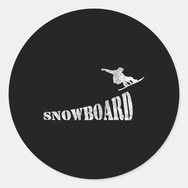 Adesivo Snowboard Snowboard Snowboard (Frente)