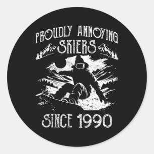 Adesivo Snowboard Snowboard Vintage Curioso Sk