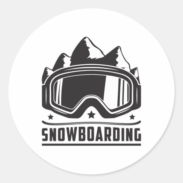 Adesivo Snowboard Snowboarder Snowboard Snowboard Snowboar (Frente)