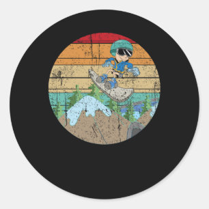 Adesivo Snowboard Winter Sport Mountain Snowboarder Sno
