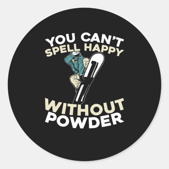 Adesivo Snowboard Winter Sports - Snowboard Snowboard Snow (Frente)