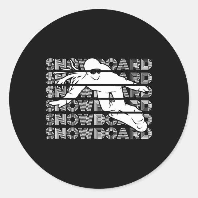 Adesivo Snowboard Women Snowboard Snowboard Snowboarder (Frente)