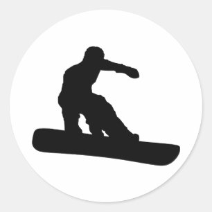 Adesivo Snowboarder