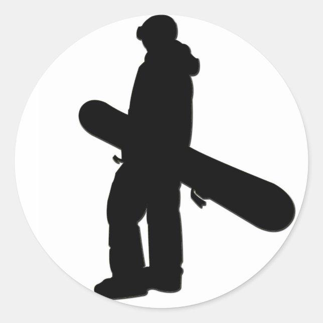 Adesivo Snowboarder 2 Sticker (Frente)