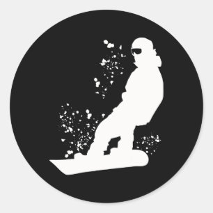 Adesivo Snowboarder Colorful Snowboard 11