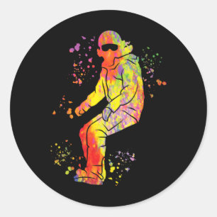 Adesivo Snowboarder Colorful Snowboard 41