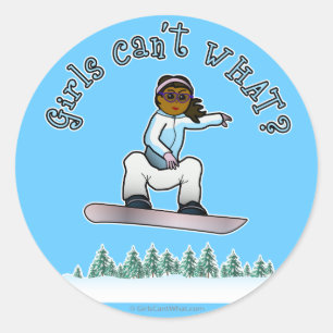 Adesivo Snowboarder escuro