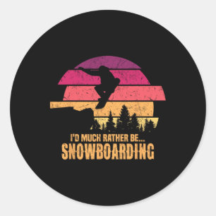 Adesivo Snowboarder Eu Teria Muitas Preferencialmentes A S