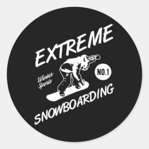 Adesivo Snowboarder Extreme Snowboard Winter Sports Sno