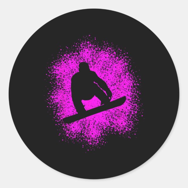 Adesivo Snowboarder Homens (Frente)