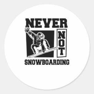 Adesivo Snowboarder Snowboard - Placa de neve para esporte