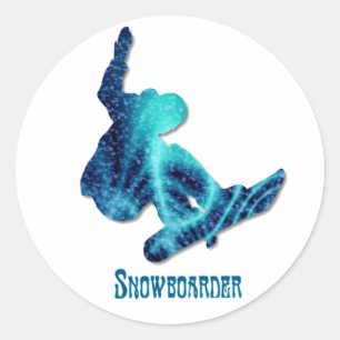 Adesivo Snowboarder Stickers