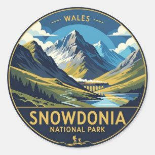 Adesivo Snowdonia National Park Wales Viagem