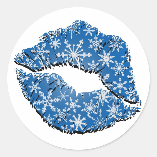 Adesivo Snowflake Kisses Stickers (Frente)