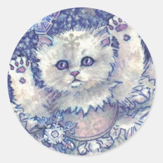 Adesivo Snowflake Kitten Stickers