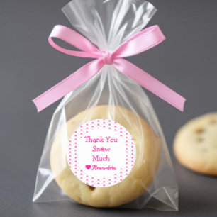 Adesivo Snowflake Obrigado