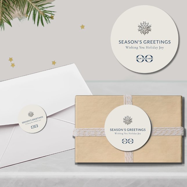 Adesivo Snowflake Sticker para ofertas de feriados corpora (Criador carregado)