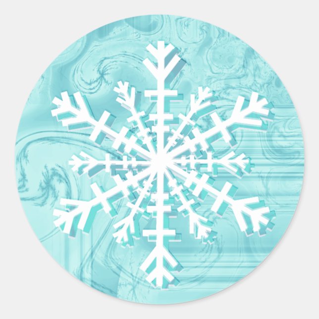 Adesivo Snowflake Stickers (Frente)