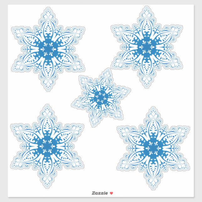 Adesivo Snowflakes Sticker (Folha)