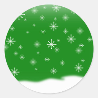 ADESIVO SNOWFLAKS VERDE