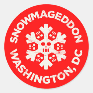 ADESIVO SNOWMAGEDDON WASHINGTON, C.C.