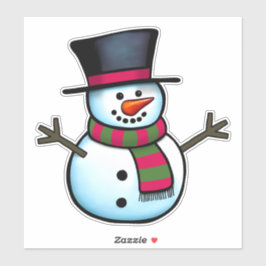 Adesivo Snowman