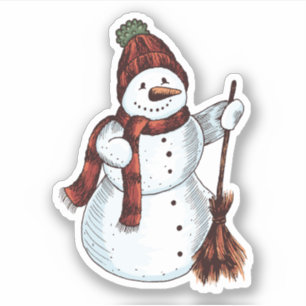 Adesivo Snowman