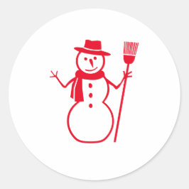 Adesivo Snowman