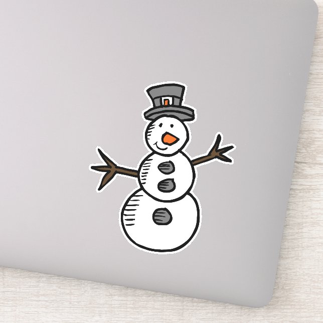 Adesivo Snowman (Detalhe)