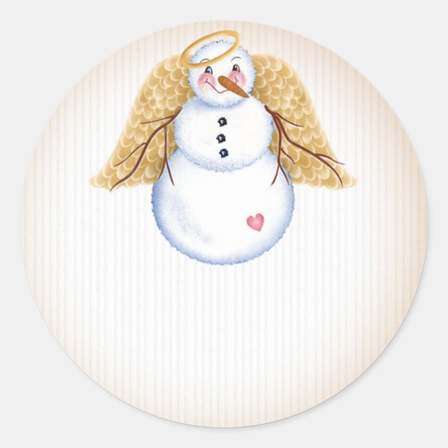 Adesivo Snowman Angel 2 - Stickers (Frente)